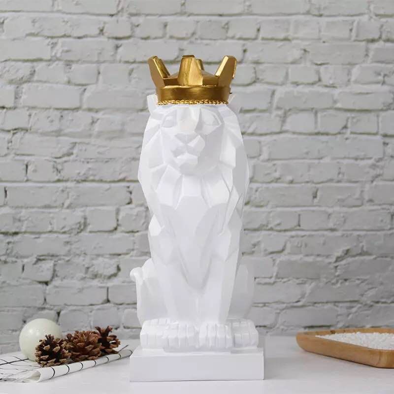 Luxury Home Crown Lion Ornament