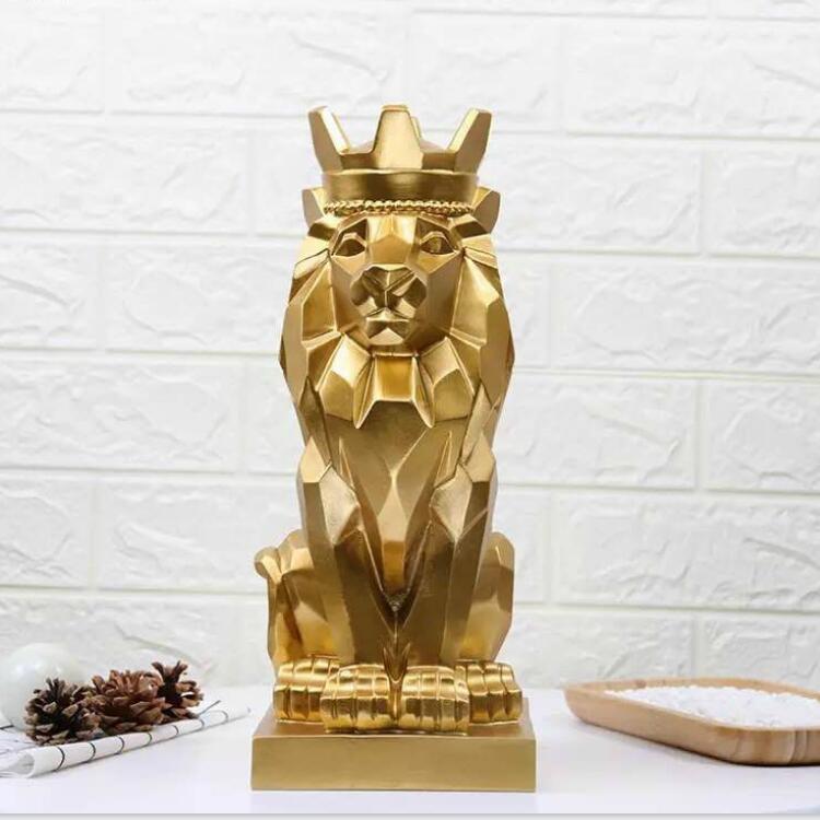 Luxury Home Crown Lion Ornament