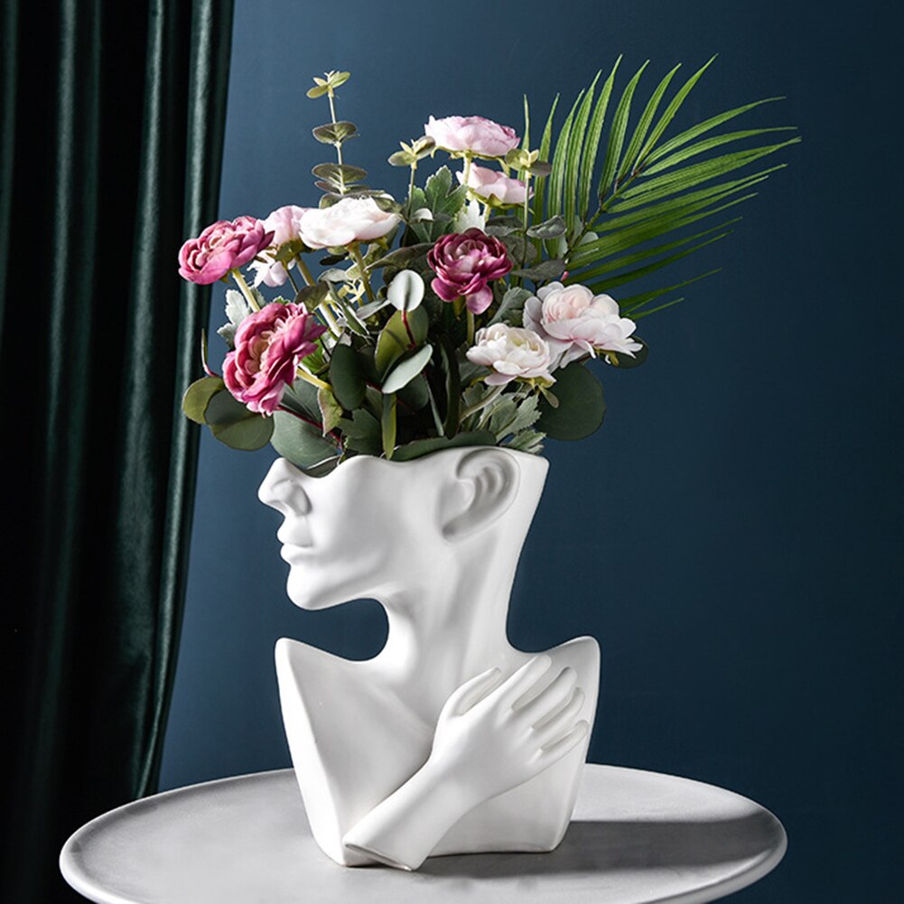 Luxury Homeware Portrait Ceramic Vase