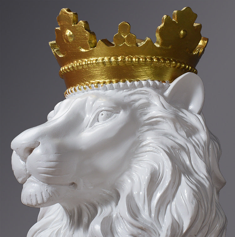 Luxury Home Crown Lion Ornament