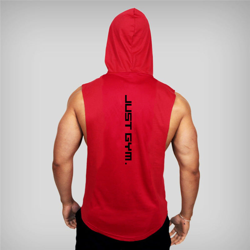 EA Men's Hooded sleeveless gym wear